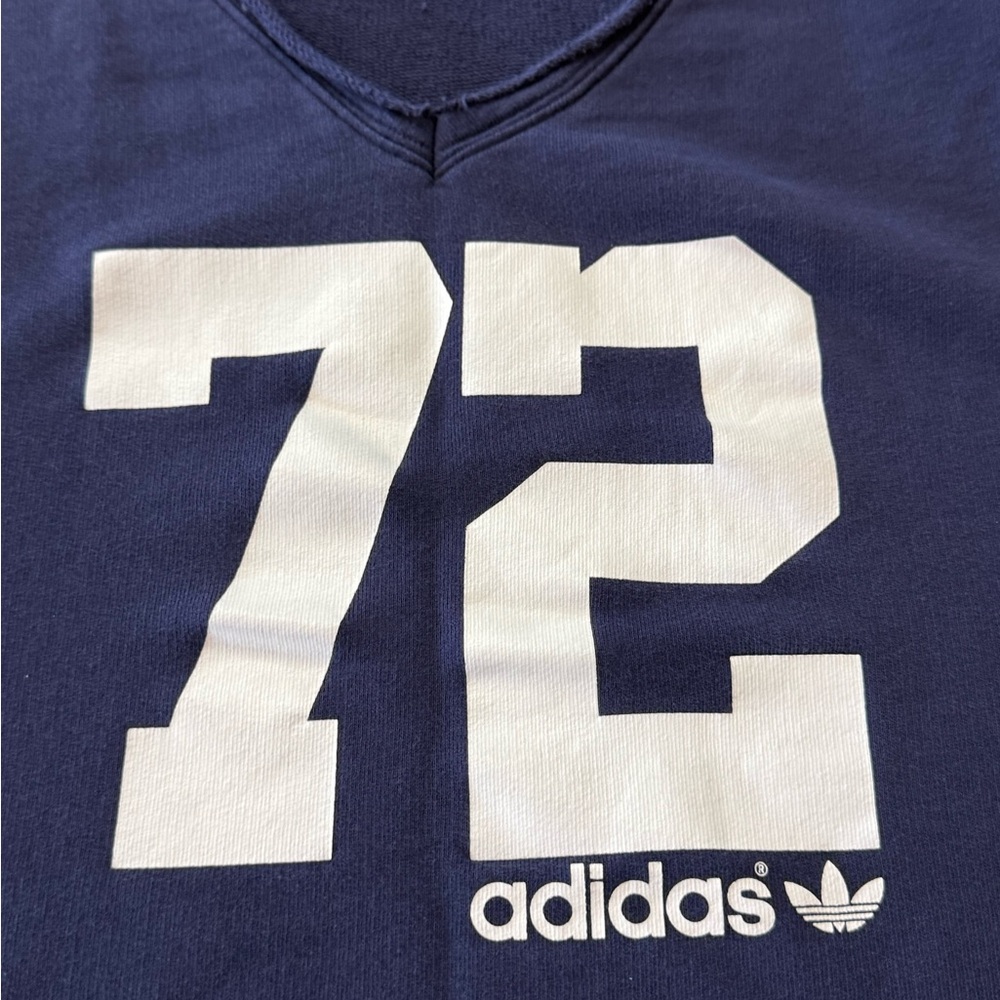 Adidas‎ Navy Sleeveless Hoodie - Picture 2 of 11